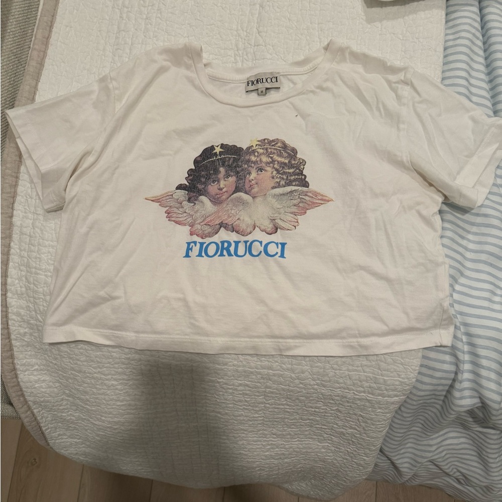 Fiorucci white crop top